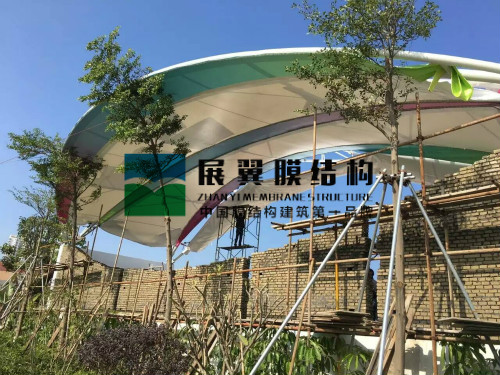 廈門海滄兒童公園張拉膜結構看臺工程