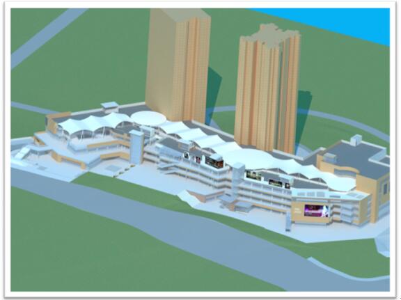 公司簽訂重慶商業(yè)街屋頂膜結(jié)構(gòu)工程