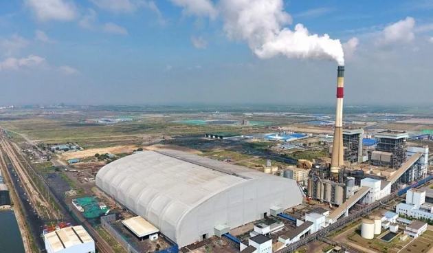 厲害了！儲煤量達40萬噸，國內(nèi)最大跨度桁架索膜結(jié)構(gòu)封閉煤棚工程