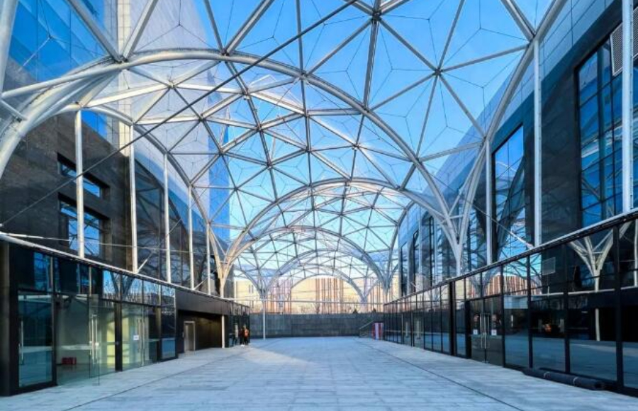 單層ETFE膜結(jié)構(gòu)案例欣賞，科興天富廠區(qū)改造