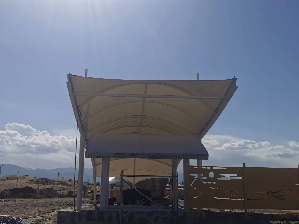 張掖沙漠體育公園出入口膜結(jié)構(gòu)工程